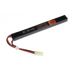 003344 GF LiPo 7,4V 1300mAh 25C Stick akku Tamiya csatlakozóval