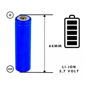 18650 3,7V Litium akkumulátor lámpákba