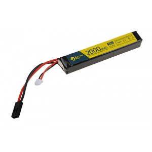 102 ER 7.4V 2000mAh 15/30C LiPo Stick Akkumul&aacute;tor﻿ kis 'Tamiya' - csatlakoz&oacute;val